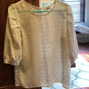 Gorgeous cream colored blouse